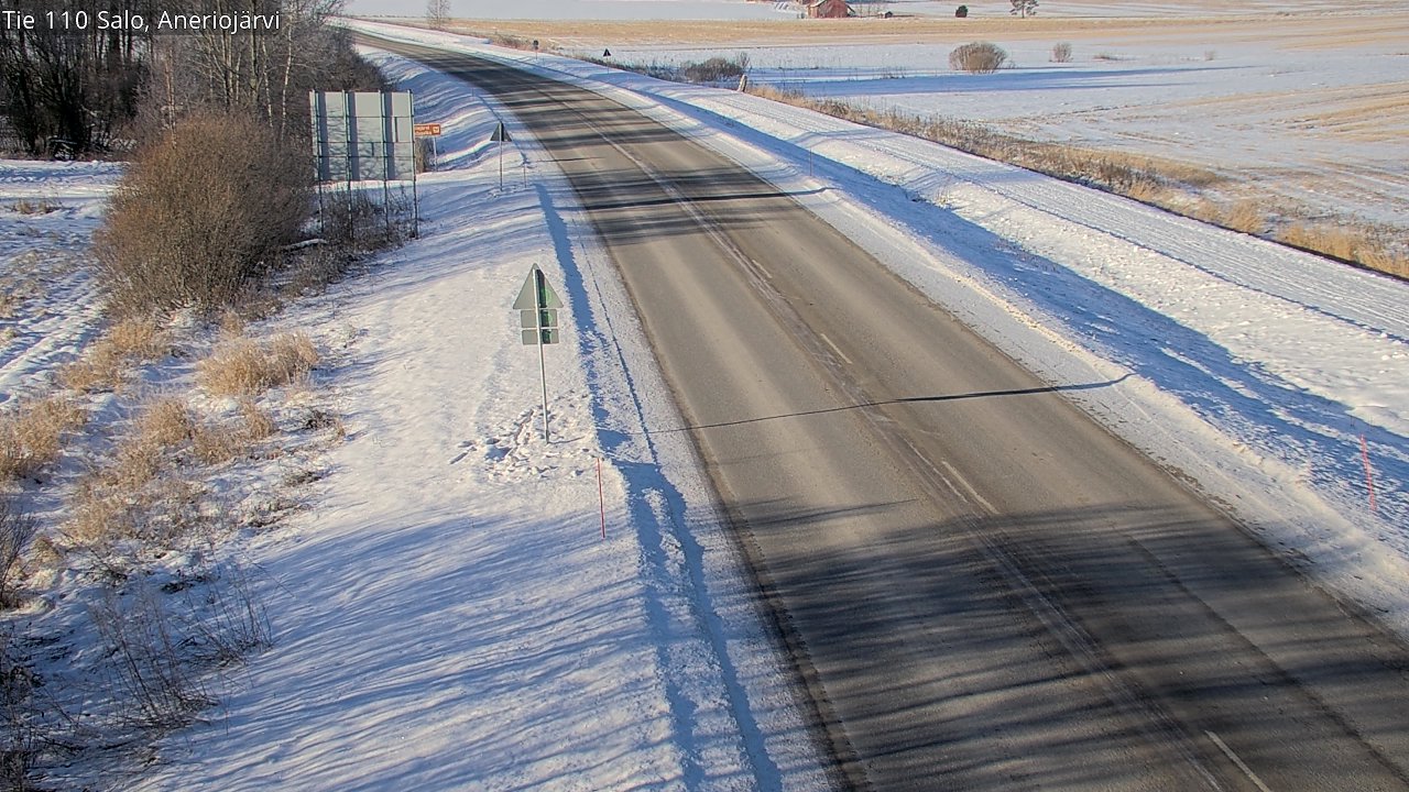 Weather Camera Image Väg 110 Salo, Kitula, Salo, Varsinais-Suomi