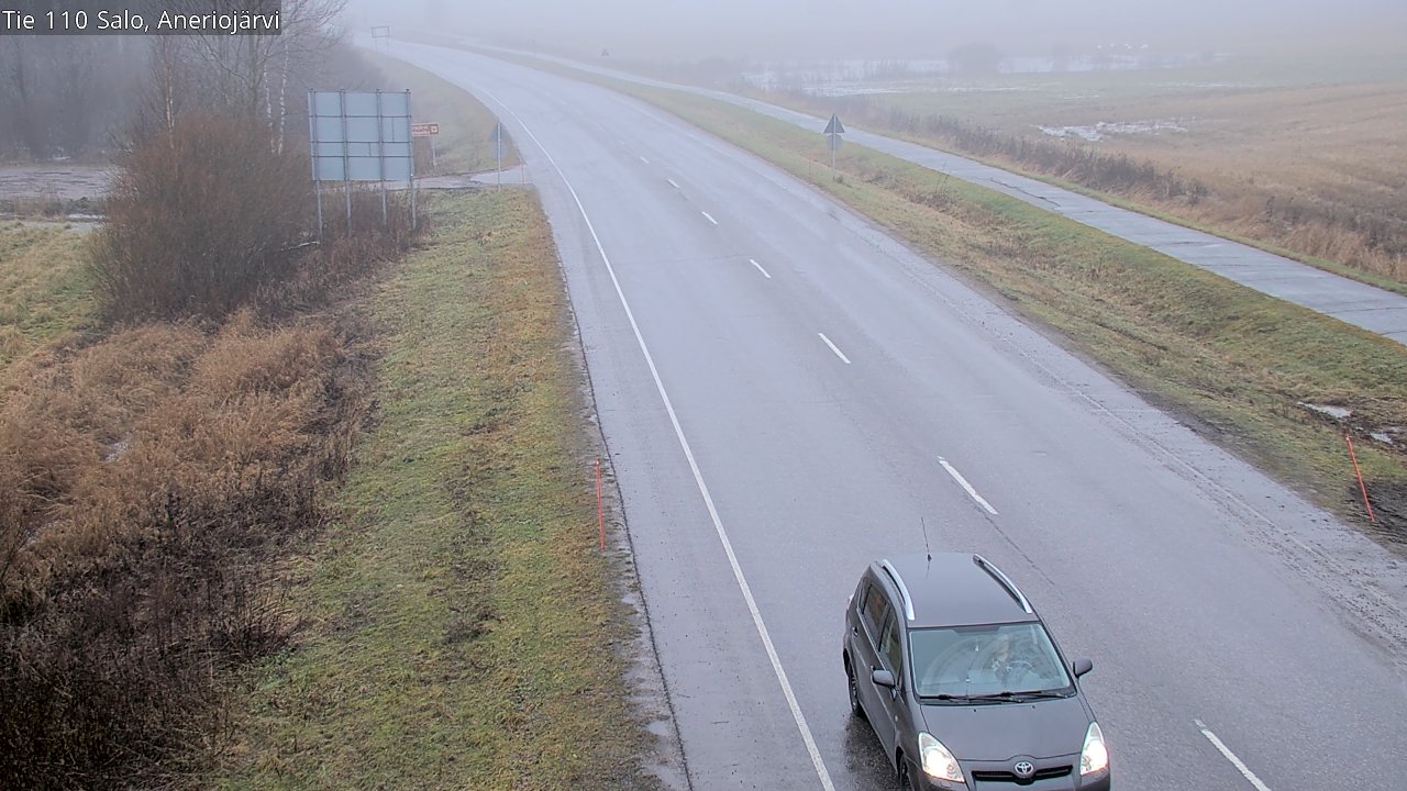 Weather Camera Image Väg 110 Salo, Kitula, Salo, Varsinais-Suomi