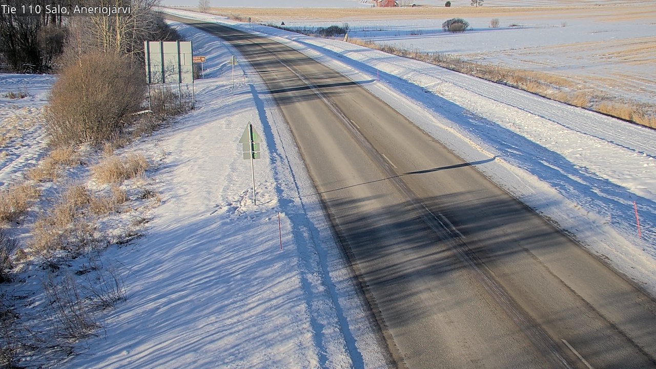 Weather Camera Image Väg 110 Salo, Kitula, Salo, Varsinais-Suomi