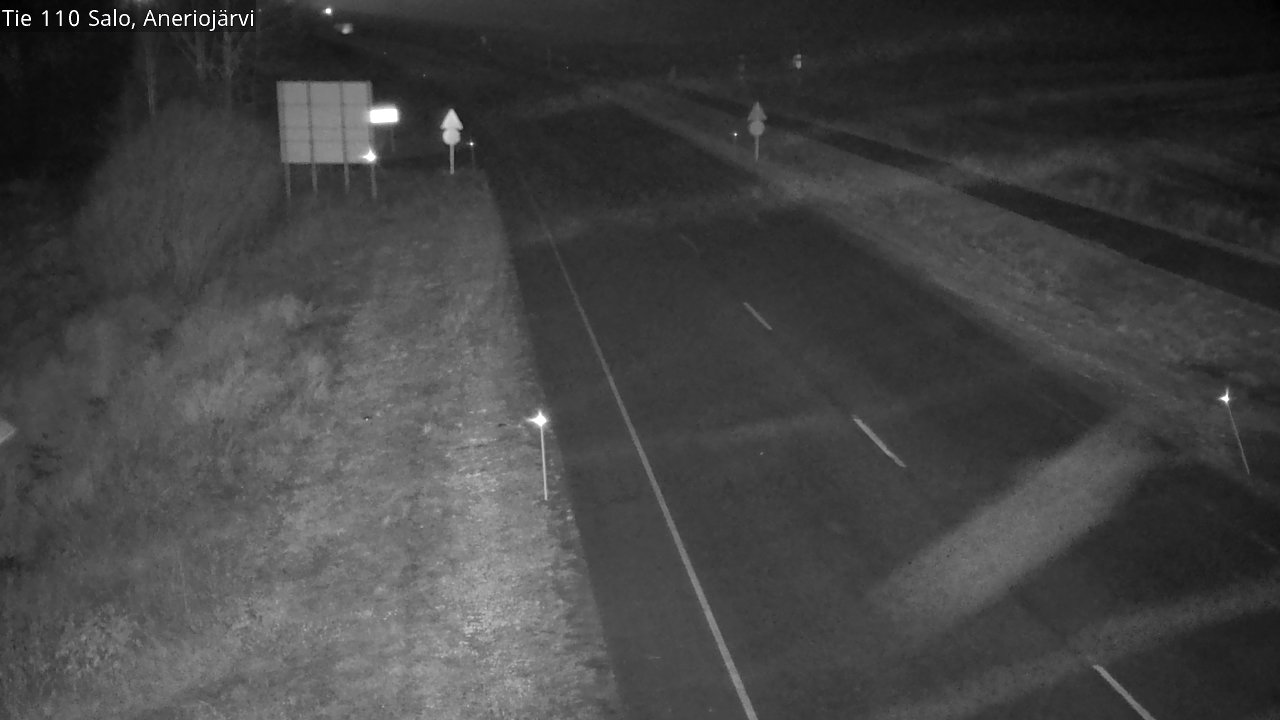 Weather Camera Image Väg 110 Salo, Kitula, Salo, Varsinais-Suomi