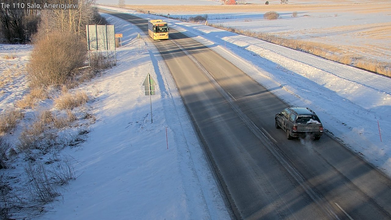 Weather Camera Image Väg 110 Salo, Kitula, Salo, Varsinais-Suomi