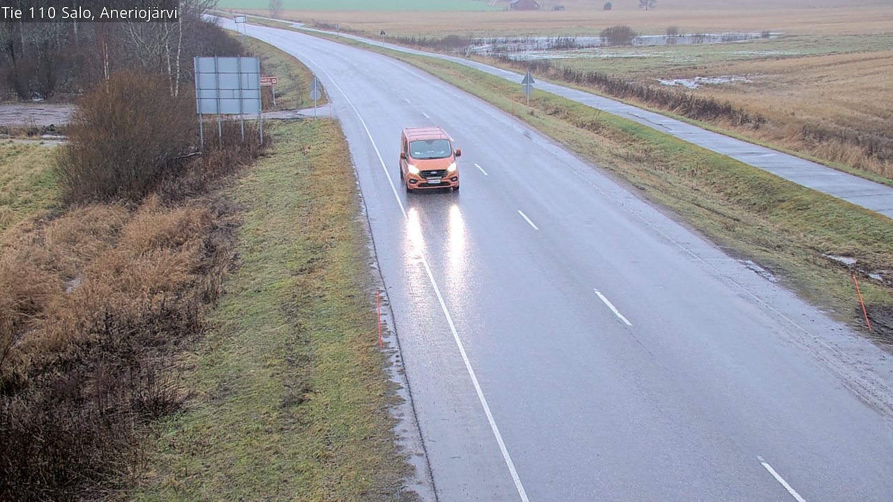 Weather Camera Image Väg 110 Salo, Kitula, Salo, Varsinais-Suomi