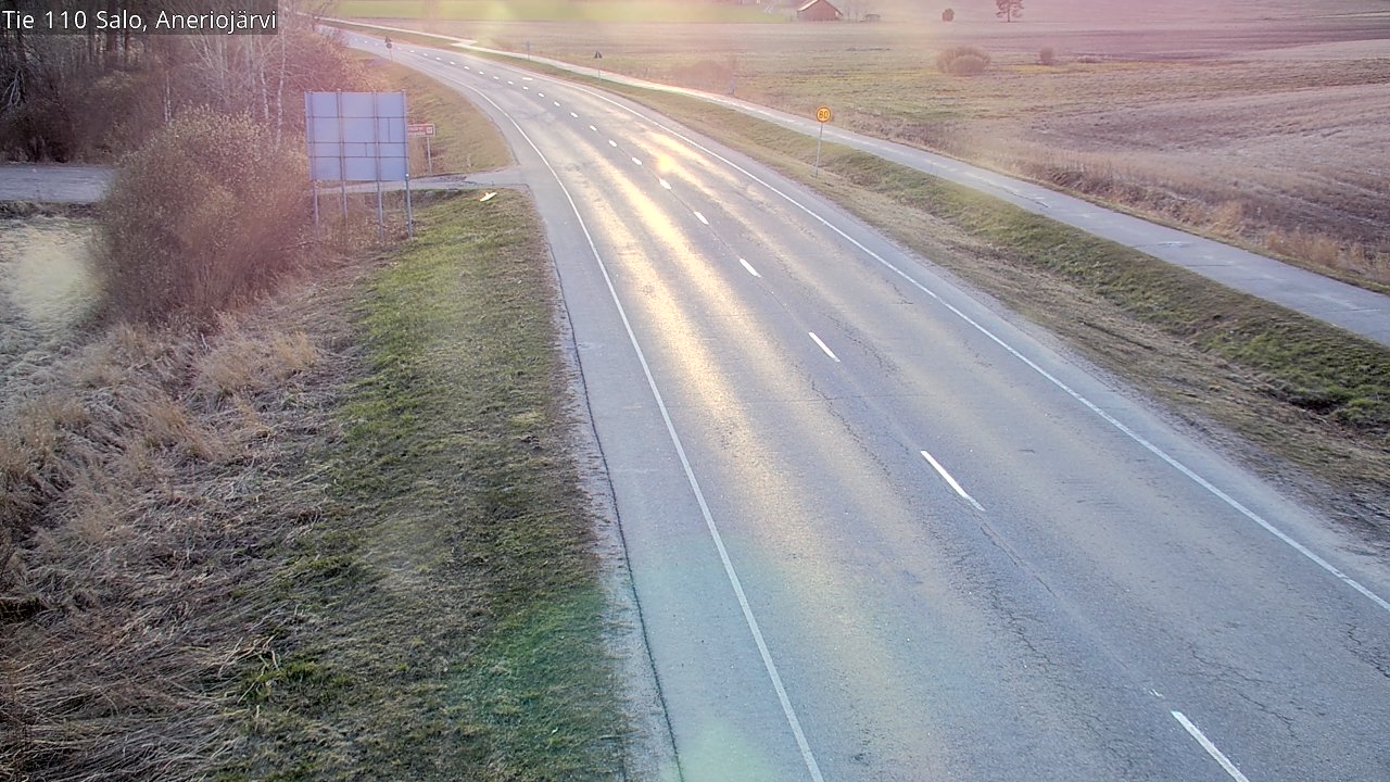 Weather Camera Image Väg 110 Salo, Kitula, Salo, Varsinais-Suomi