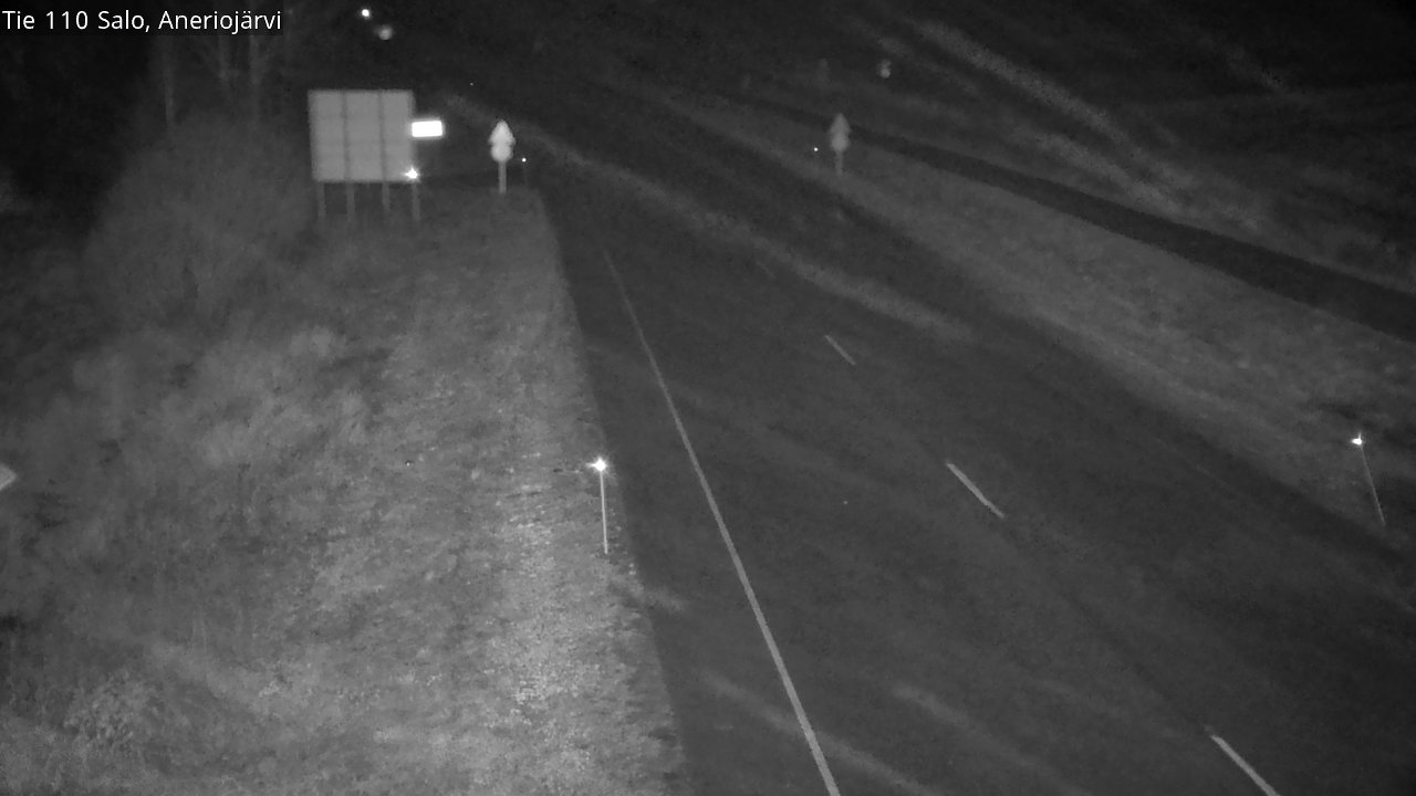 Weather Camera Image Väg 110 Salo, Kitula, Salo, Varsinais-Suomi