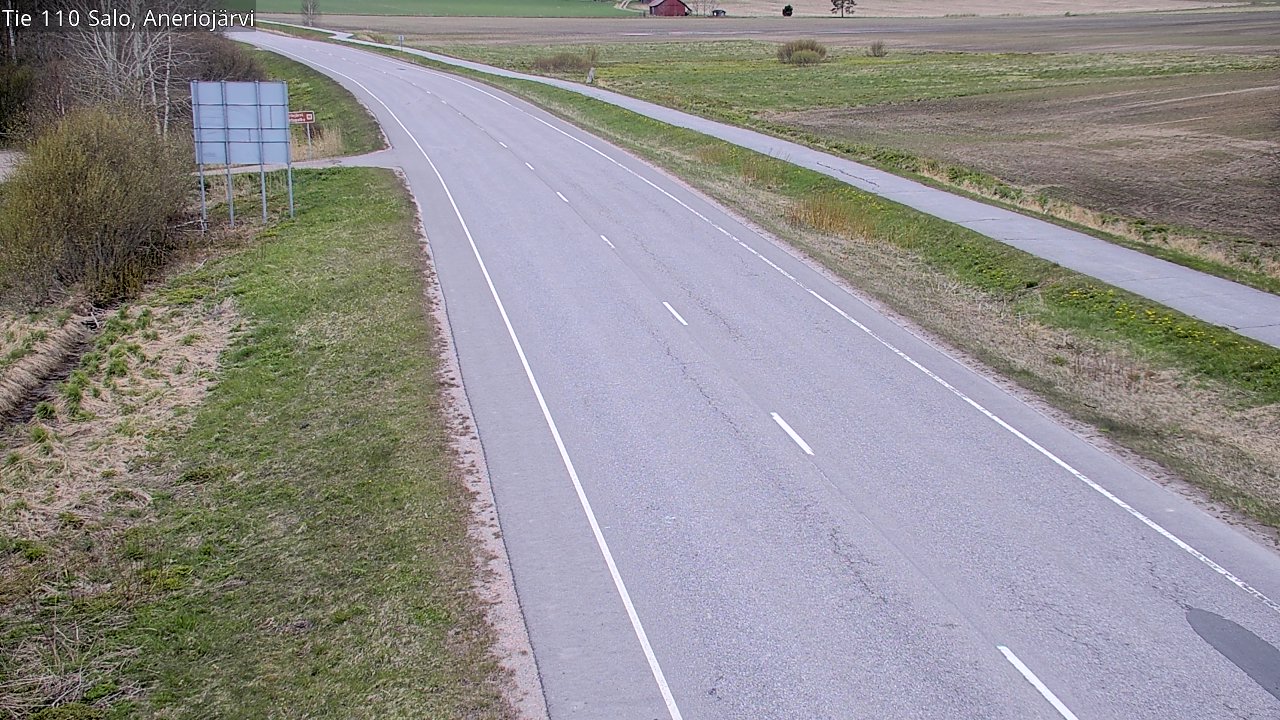 Weather Camera Image Väg 110 Salo, Kitula, Salo, Varsinais-Suomi