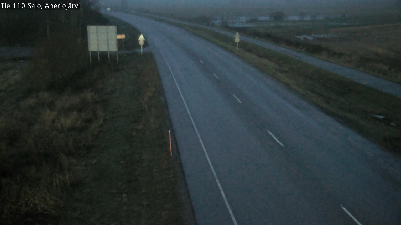 Weather Camera Image Väg 110 Salo, Kitula, Salo, Varsinais-Suomi