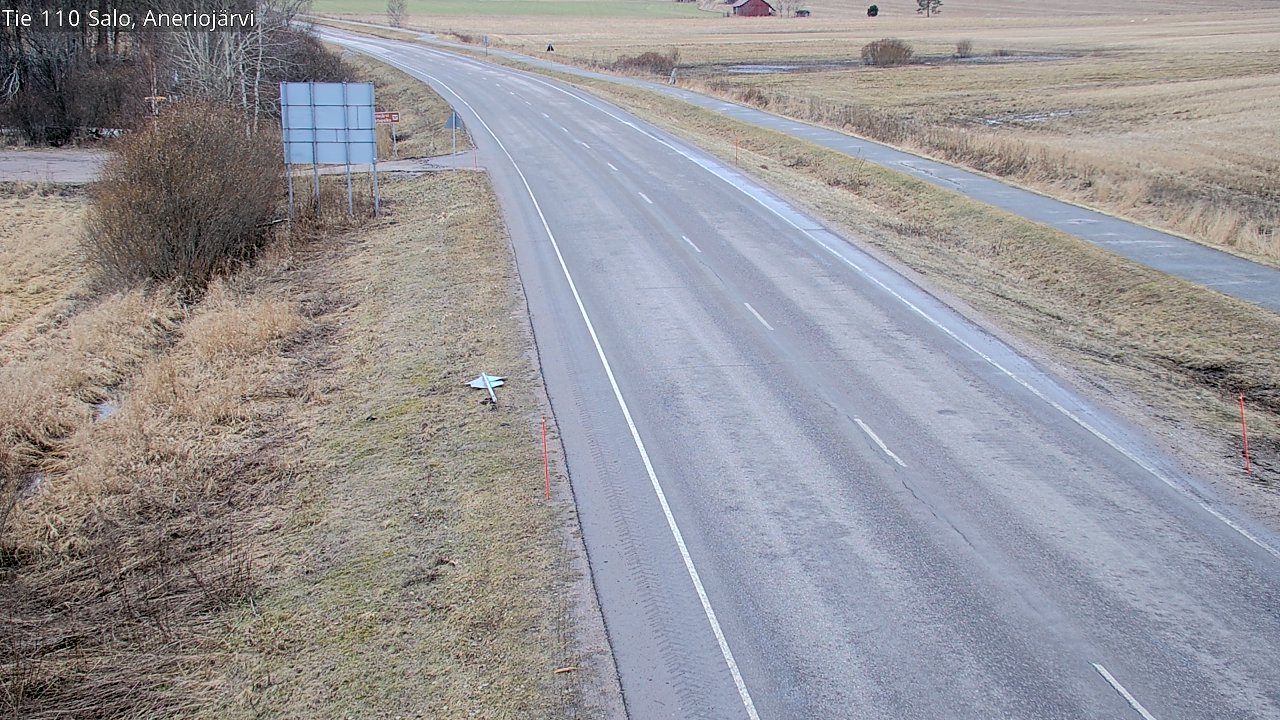 Weather Camera Image Road 110 Salo, Kitula, Salo, Varsinais-Suomi