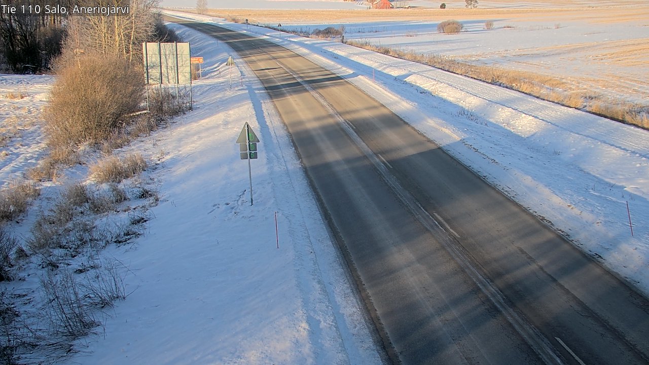 Weather Camera Image Väg 110 Salo, Kitula, Salo, Varsinais-Suomi