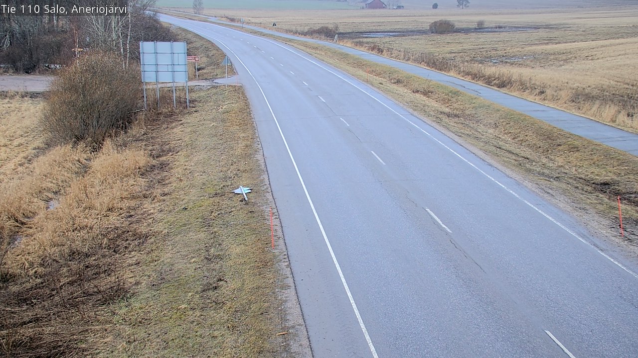 Weather Camera Image Road 110 Salo, Kitula, Salo, Varsinais-Suomi