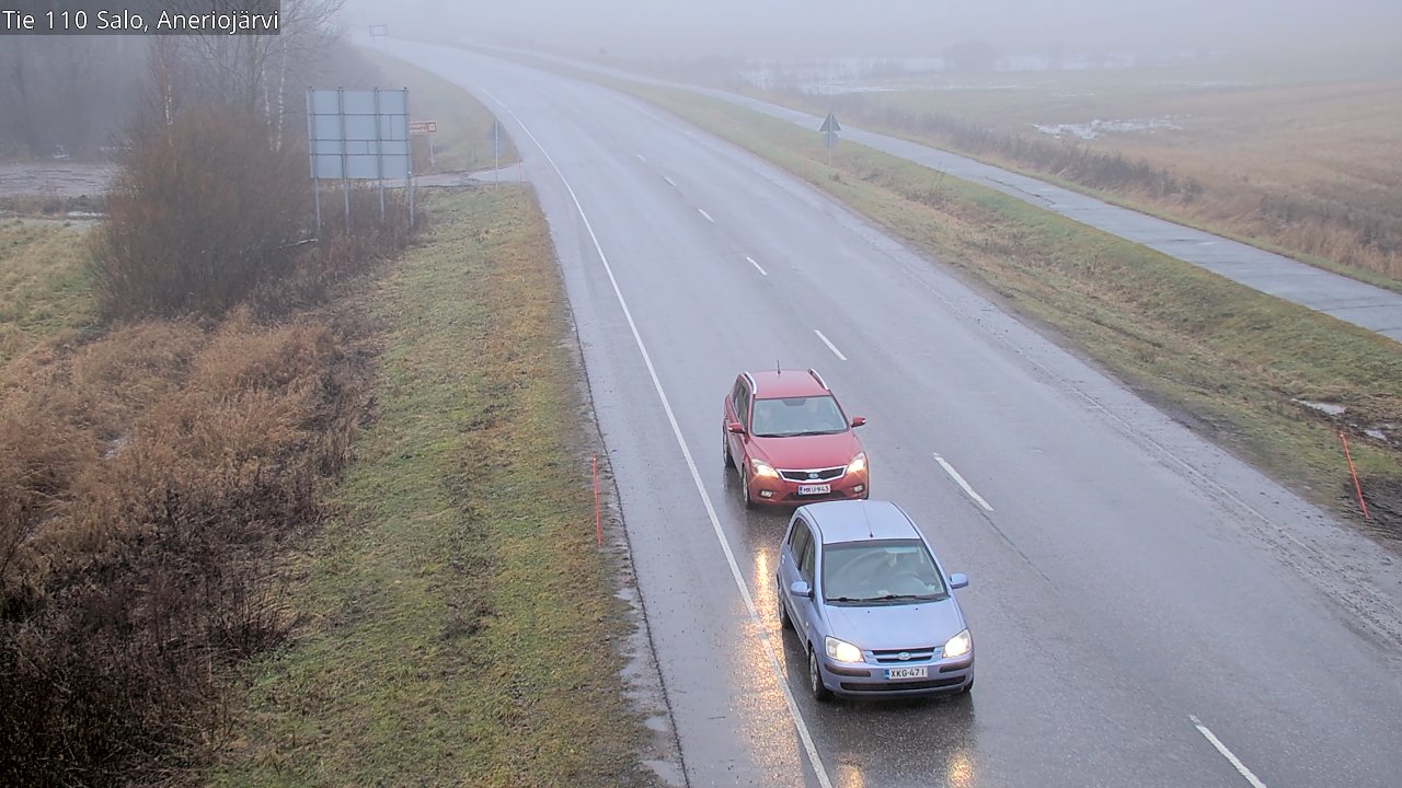 Weather Camera Image Väg 110 Salo, Kitula, Salo, Varsinais-Suomi