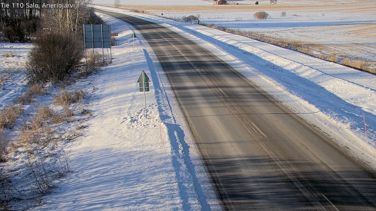 Weather Camera Image Road 110 Salo, Kitula, Salo, Varsinais-Suomi