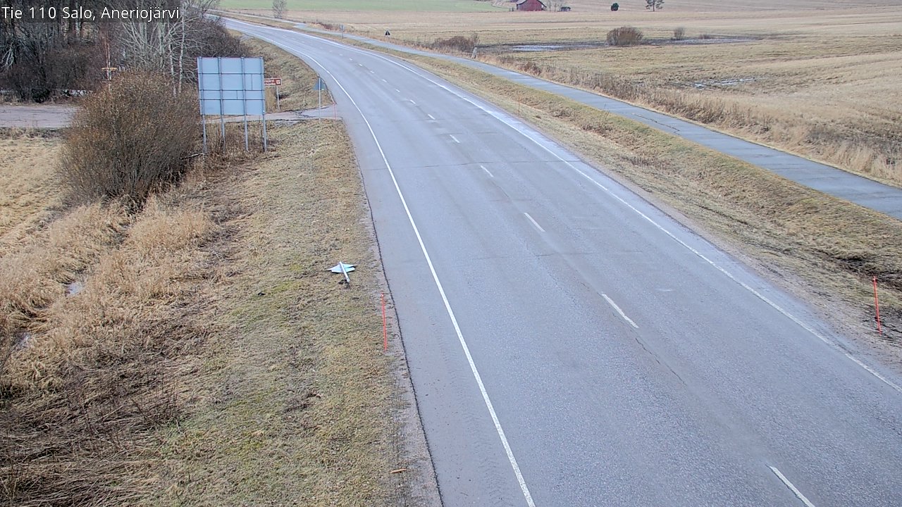 Weather Camera Image Road 110 Salo, Kitula, Salo, Varsinais-Suomi