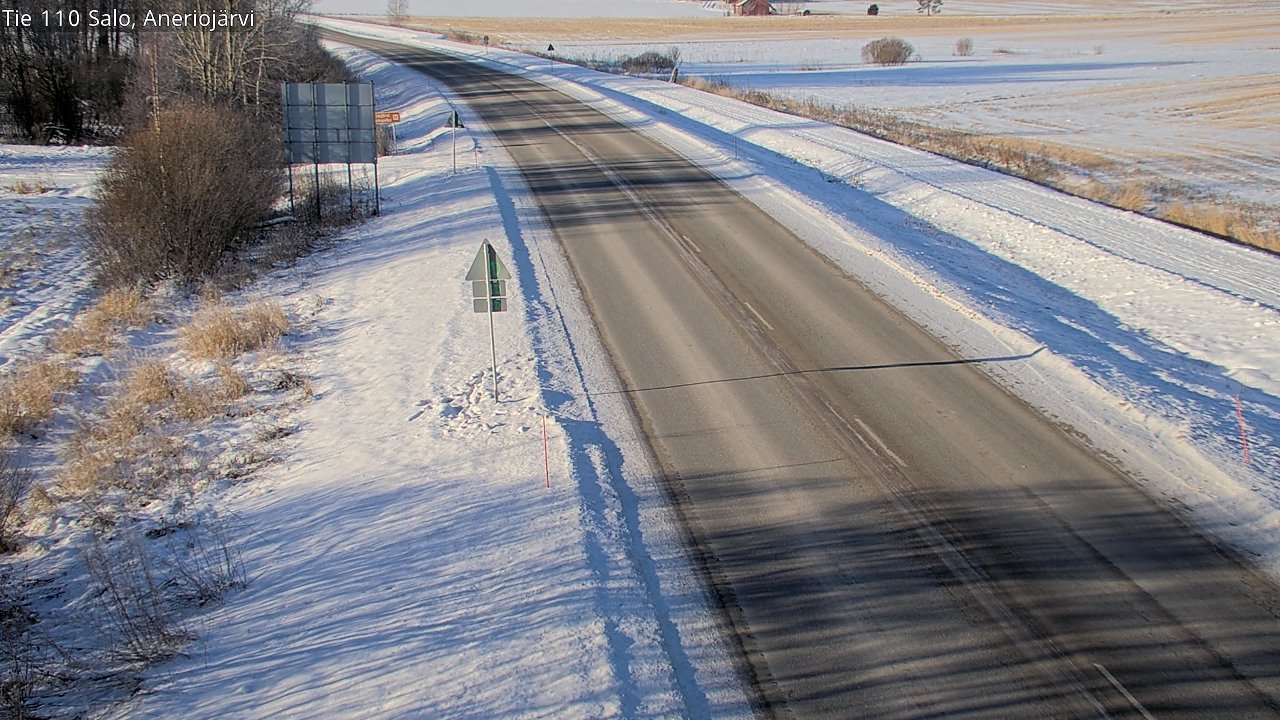 Weather Camera Image Väg 110 Salo, Kitula, Salo, Varsinais-Suomi