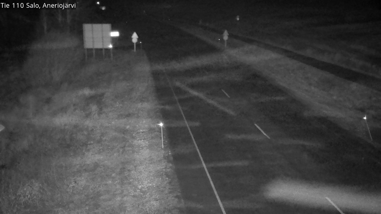 Weather Camera Image Väg 110 Salo, Kitula, Salo, Varsinais-Suomi