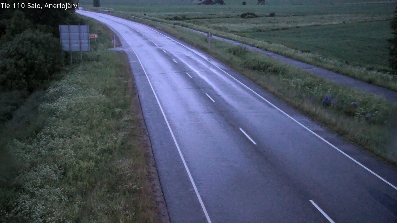 Weather Camera Image Road 110 Salo, Kitula, Salo, Varsinais-Suomi