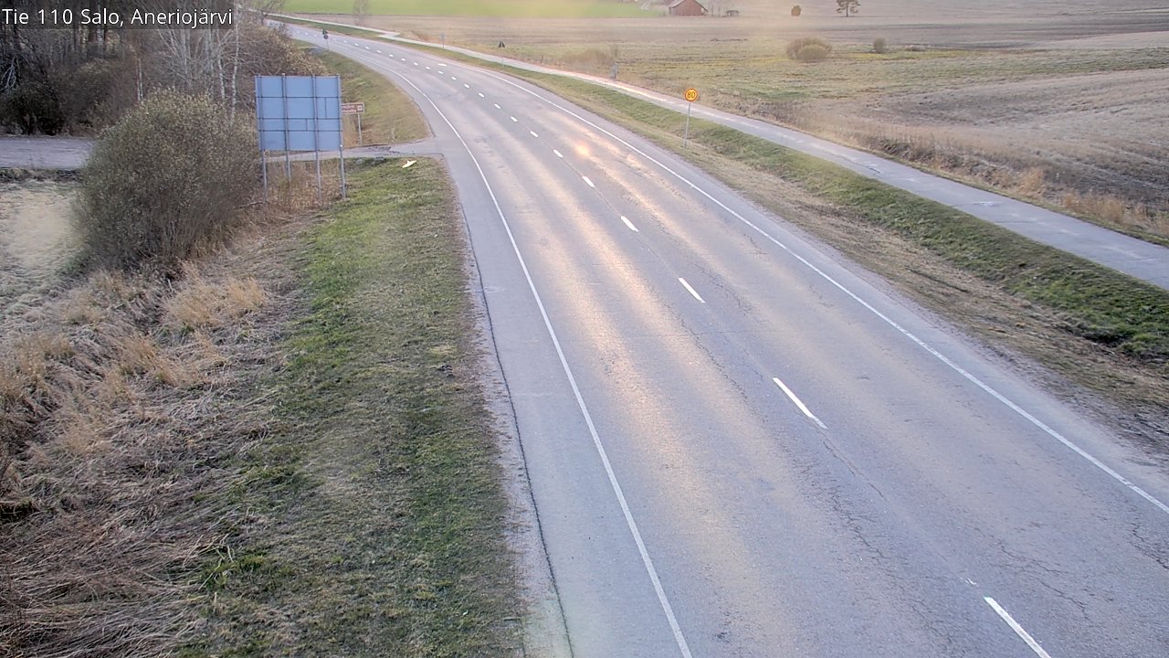 Weather Camera Image Road 110 Salo, Kitula, Salo, Varsinais-Suomi