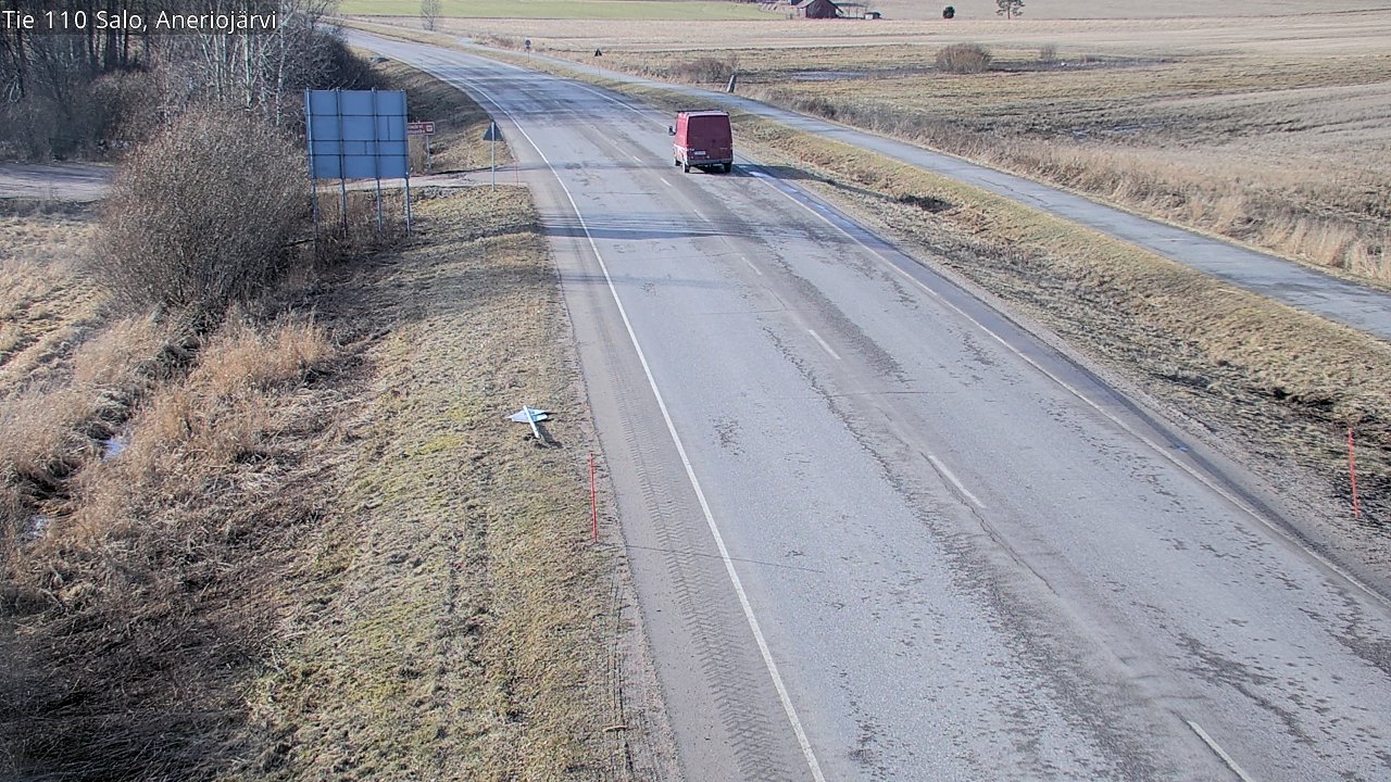 Weather Camera Image Road 110 Salo, Kitula, Salo, Varsinais-Suomi