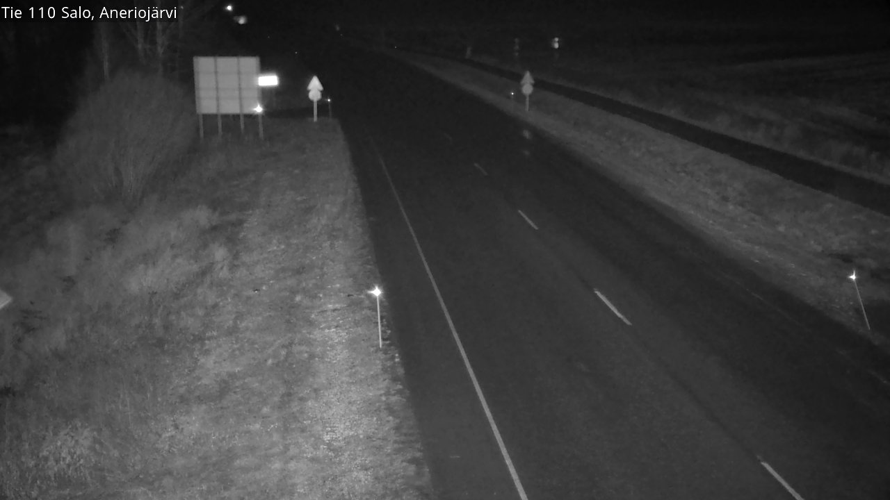 Weather Camera Image Väg 110 Salo, Kitula, Salo, Varsinais-Suomi