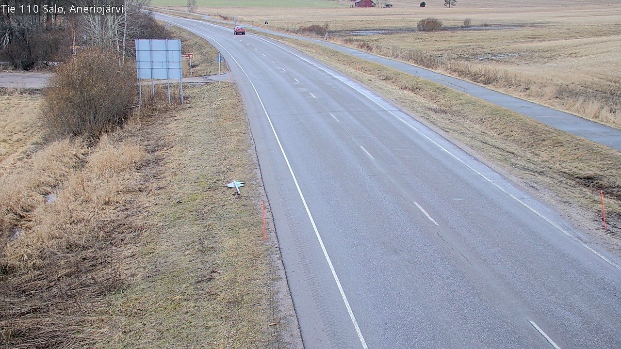 Weather Camera Image Road 110 Salo, Kitula, Salo, Varsinais-Suomi