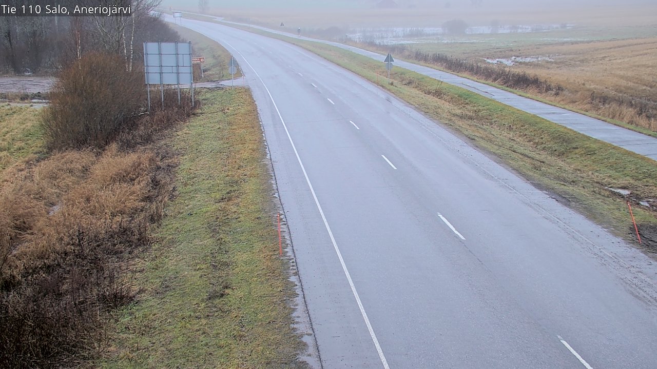 Weather Camera Image Väg 110 Salo, Kitula, Salo, Varsinais-Suomi