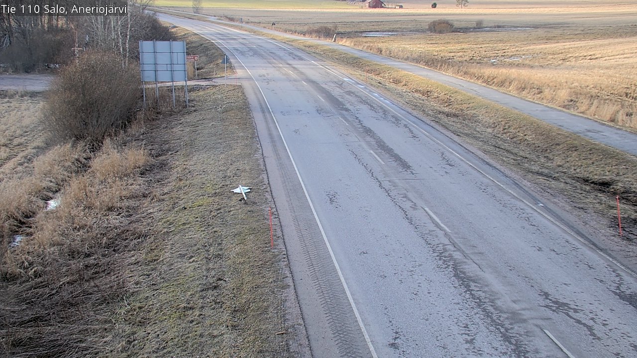 Weather Camera Image Väg 110 Salo, Kitula, Salo, Varsinais-Suomi