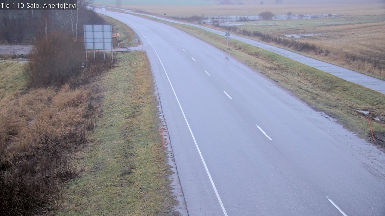 Weather Camera Image Väg 110 Salo, Kitula, Salo, Varsinais-Suomi