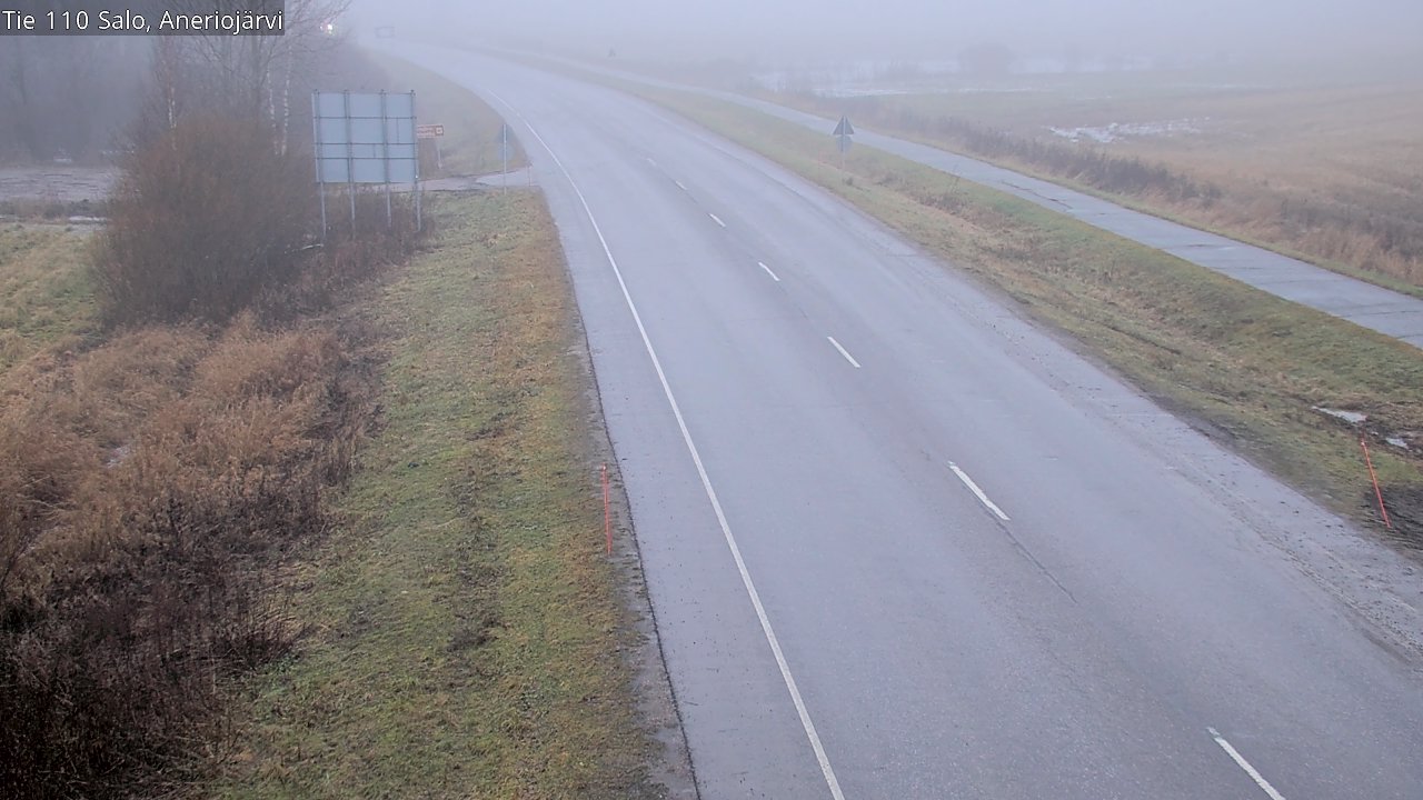 Weather Camera Image Väg 110 Salo, Kitula, Salo, Varsinais-Suomi