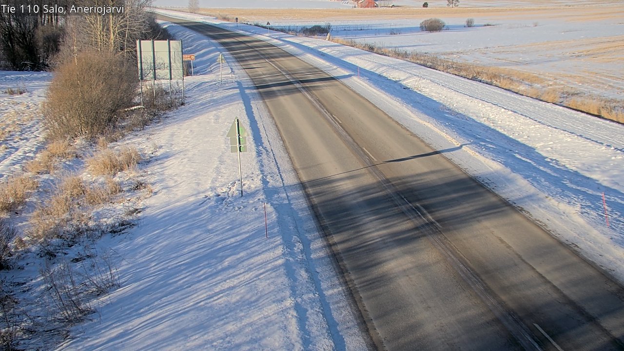 Weather Camera Image Väg 110 Salo, Kitula, Salo, Varsinais-Suomi