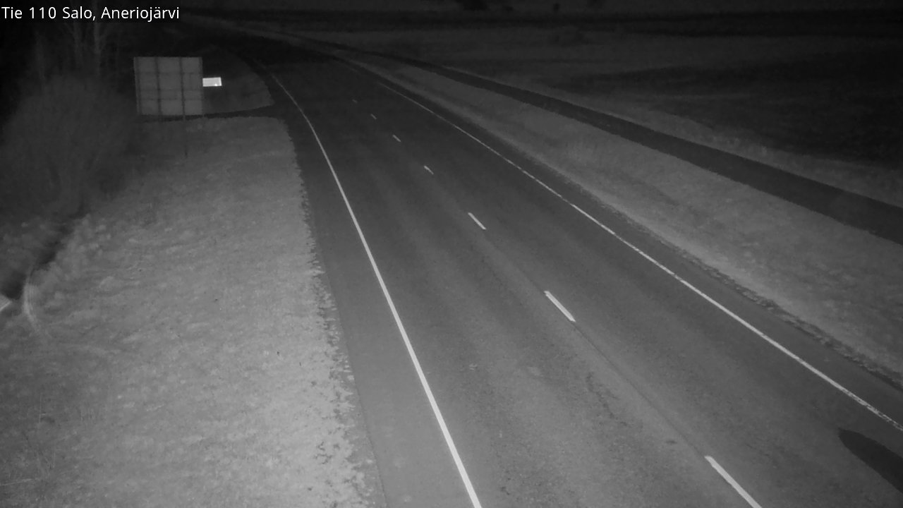 Weather Camera Image Väg 110 Salo, Kitula, Salo, Varsinais-Suomi