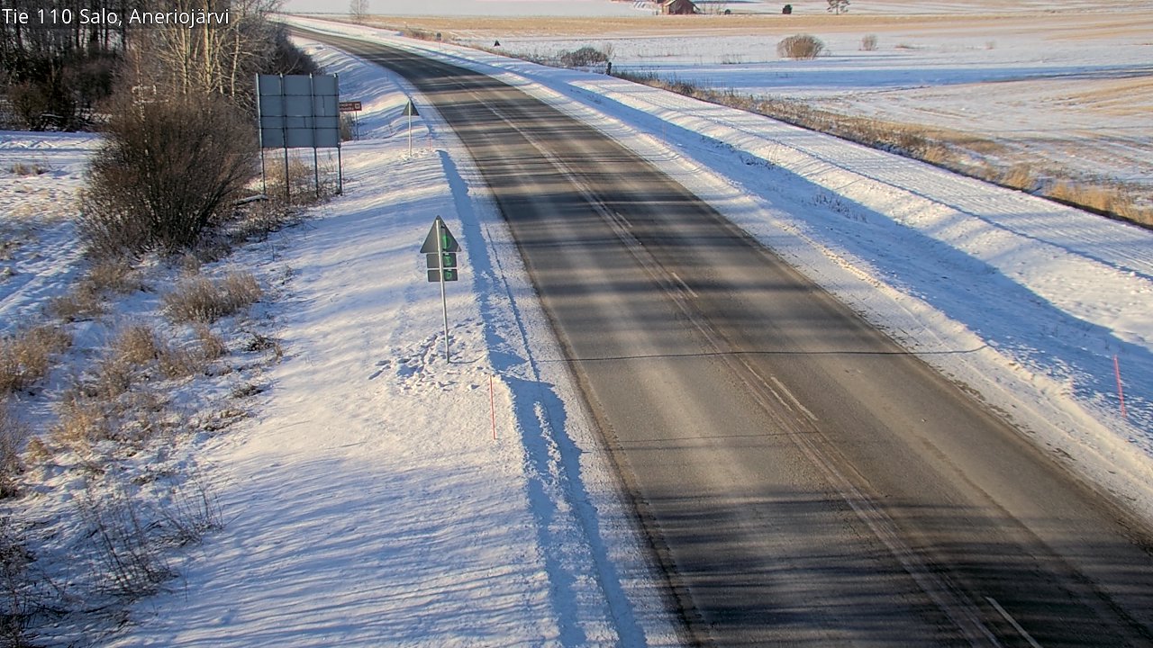 Weather Camera Image Road 110 Salo, Kitula, Salo, Varsinais-Suomi