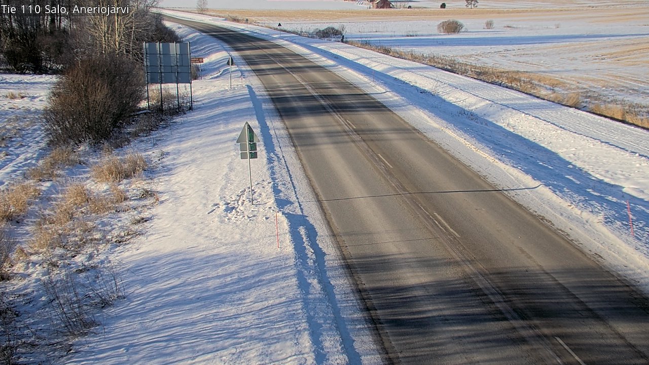 Weather Camera Image Väg 110 Salo, Kitula, Salo, Varsinais-Suomi