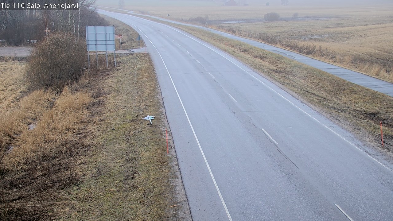 Weather Camera Image Road 110 Salo, Kitula, Salo, Varsinais-Suomi
