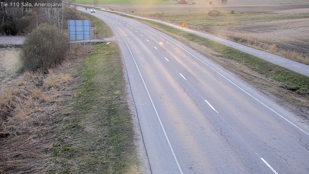 Weather Camera Image Road 110 Salo, Kitula, Salo, Varsinais-Suomi