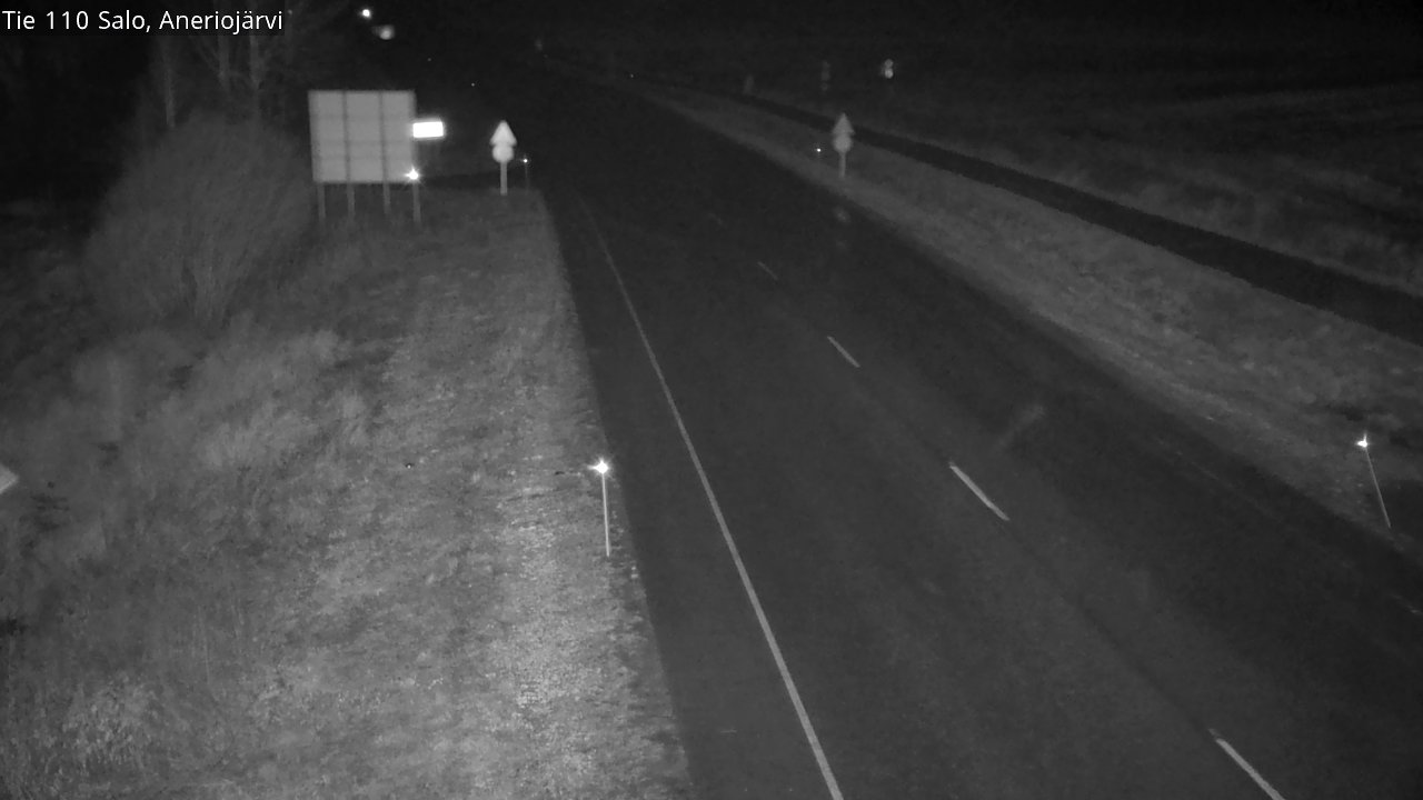 Weather Camera Image Väg 110 Salo, Kitula, Salo, Varsinais-Suomi