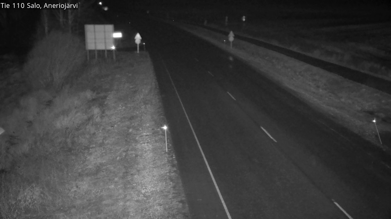 Weather Camera Image Väg 110 Salo, Kitula, Salo, Varsinais-Suomi