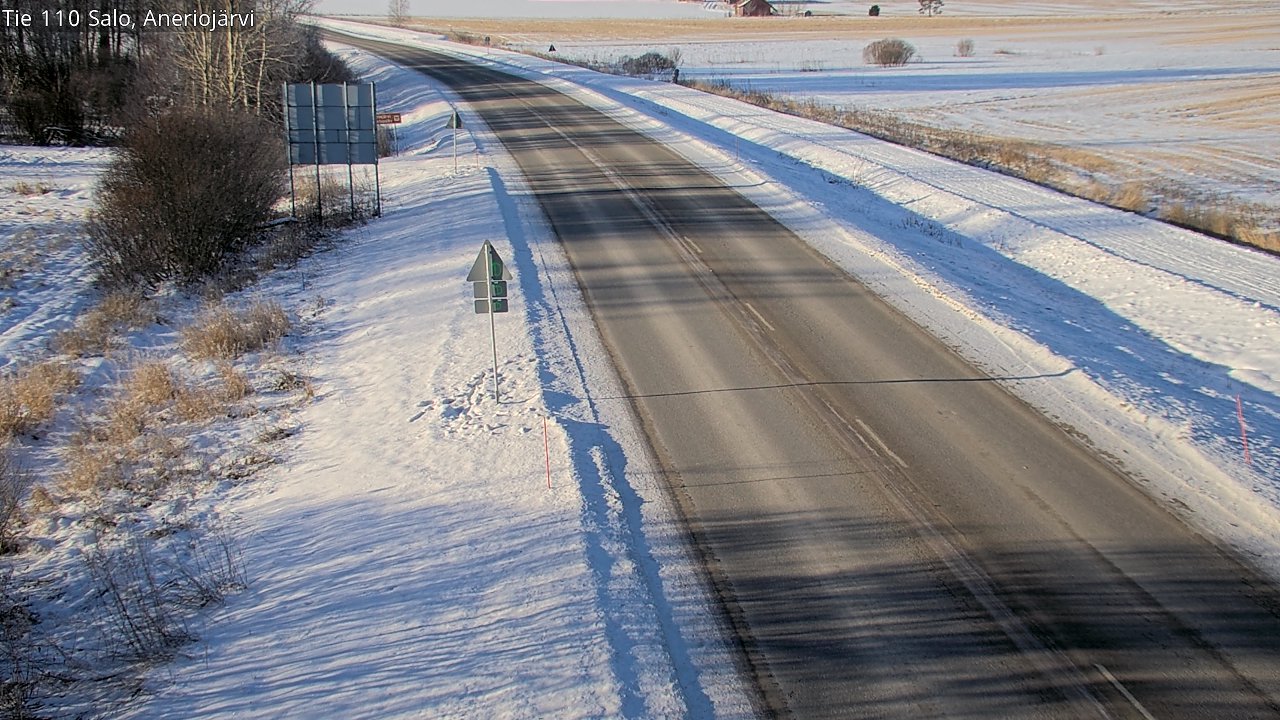 Weather Camera Image Väg 110 Salo, Kitula, Salo, Varsinais-Suomi