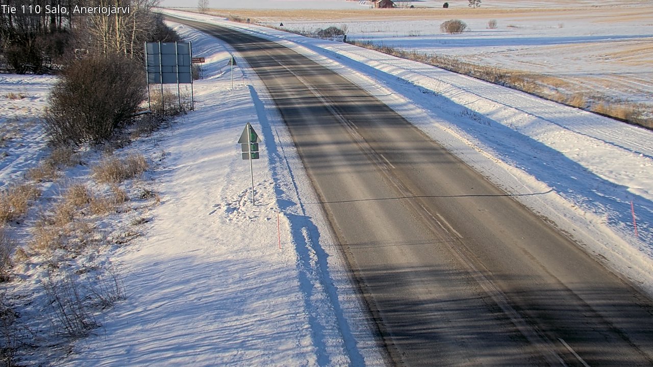 Weather Camera Image Väg 110 Salo, Kitula, Salo, Varsinais-Suomi