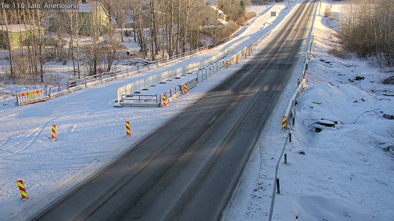 Weather Camera Image Road 110 Salo, Kitula, Salo, Varsinais-Suomi