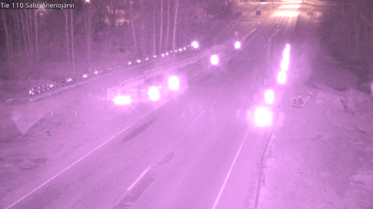 Weather Camera Image Road 110 Salo, Kitula, Salo, Varsinais-Suomi