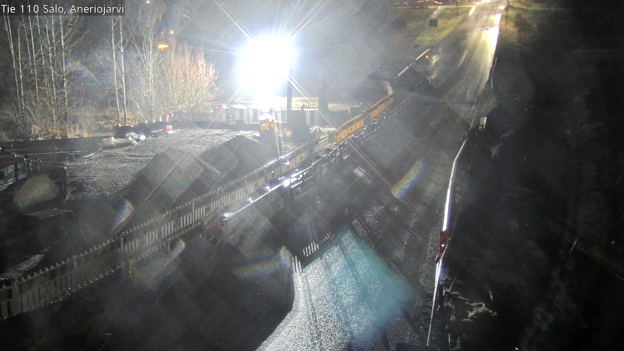 Weather Camera Image Väg 110 Salo, Kitula, Salo, Varsinais-Suomi