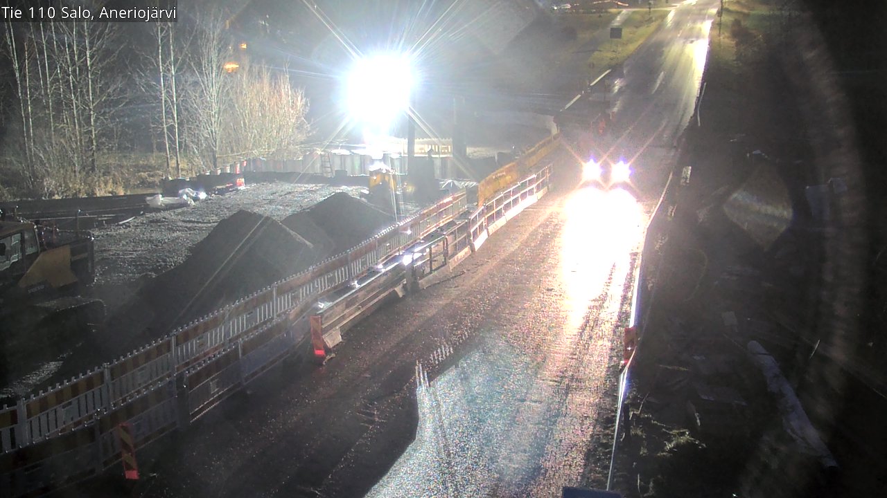 Weather Camera Image Väg 110 Salo, Kitula, Salo, Varsinais-Suomi