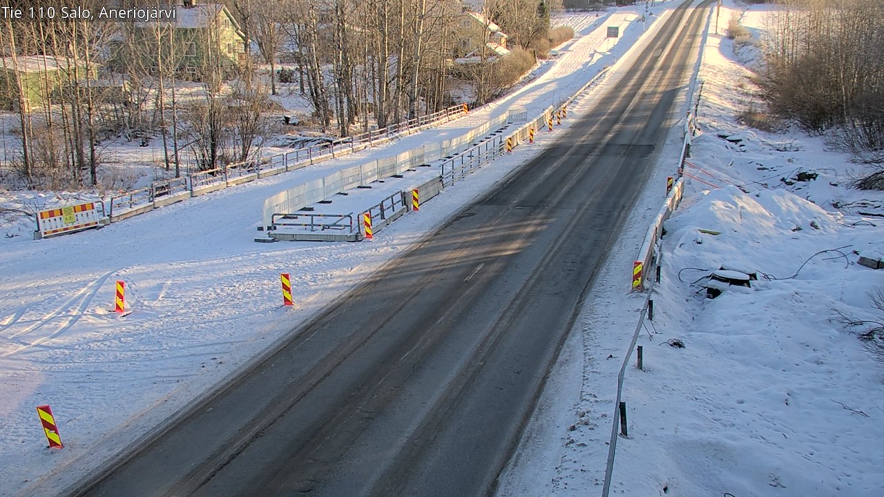 Weather Camera Image Road 110 Salo, Kitula, Salo, Varsinais-Suomi