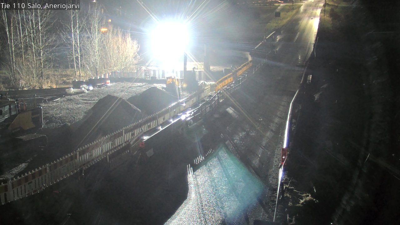 Weather Camera Image Väg 110 Salo, Kitula, Salo, Varsinais-Suomi