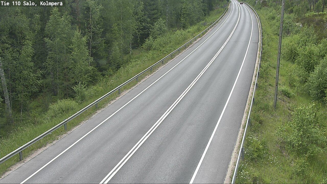 Weather Camera Image Väg 110 Salo, Kolmperä, Salo, Varsinais-Suomi