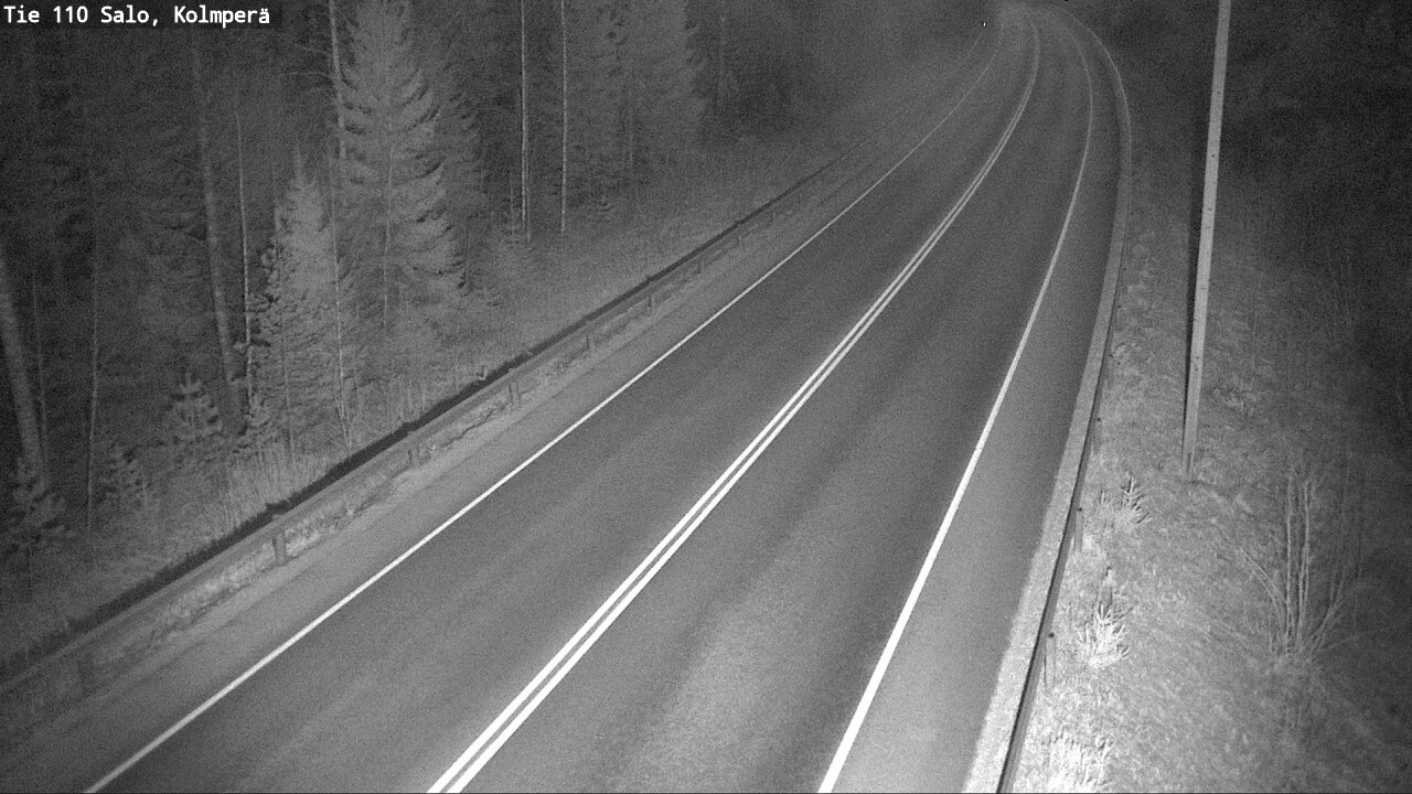 Weather Camera Image Road 110 Salo, Kolmperä, Salo, Varsinais-Suomi