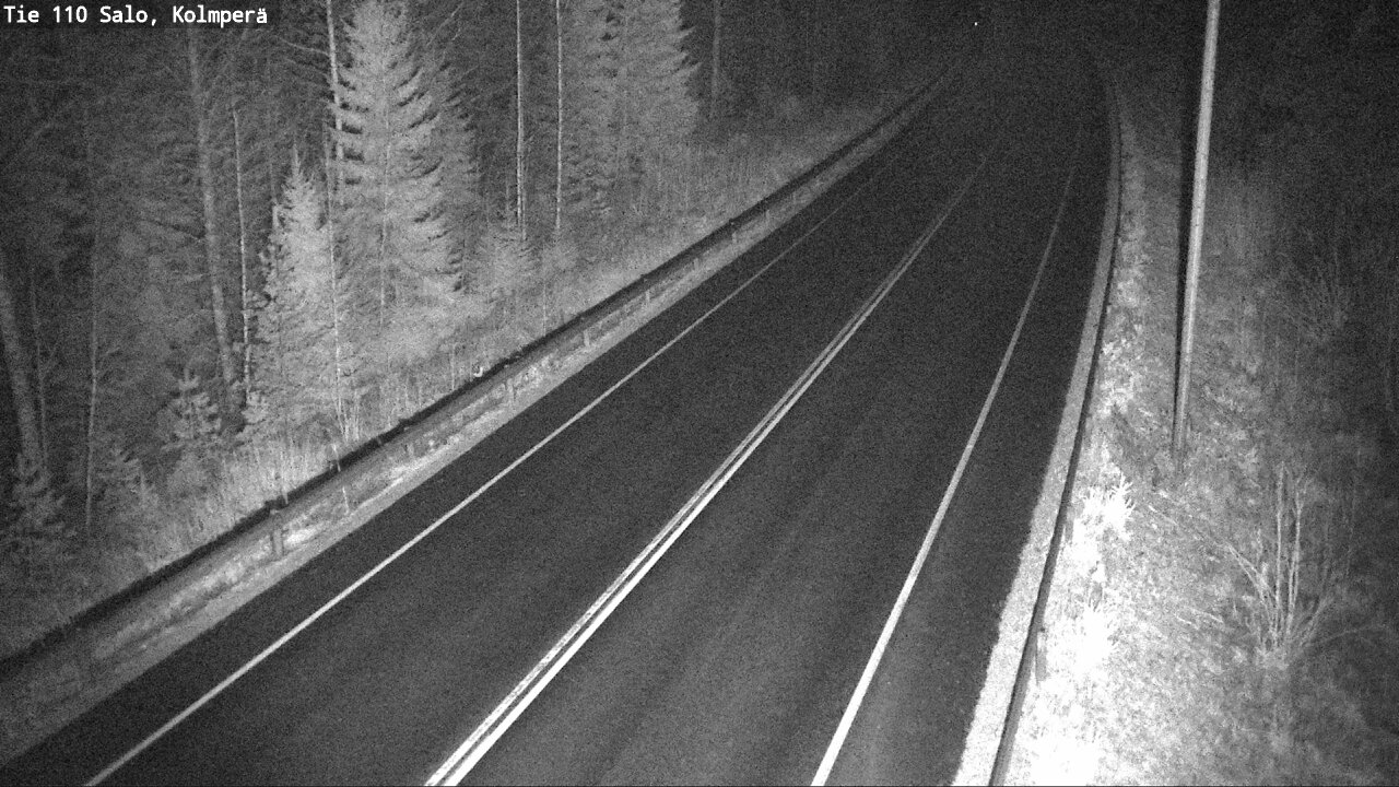 Weather Camera Image Road 110 Salo, Kolmperä, Salo, Varsinais-Suomi