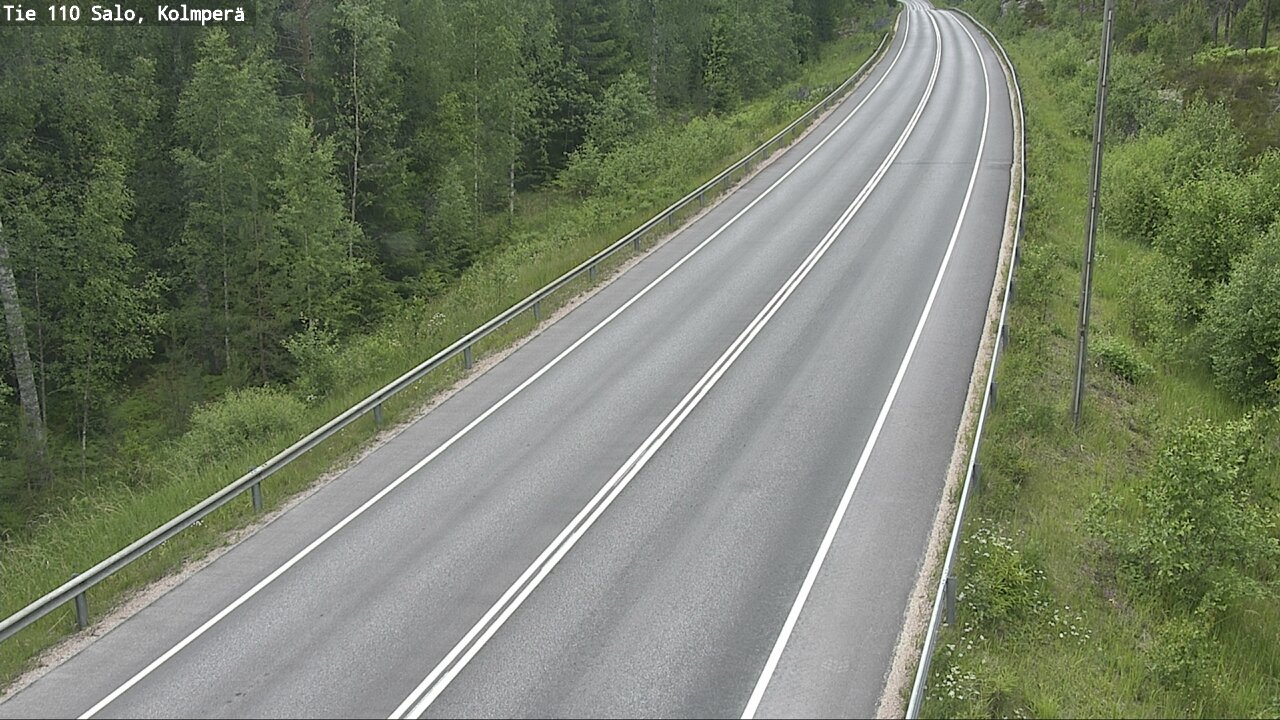 Weather Camera Image Väg 110 Salo, Kolmperä, Salo, Varsinais-Suomi