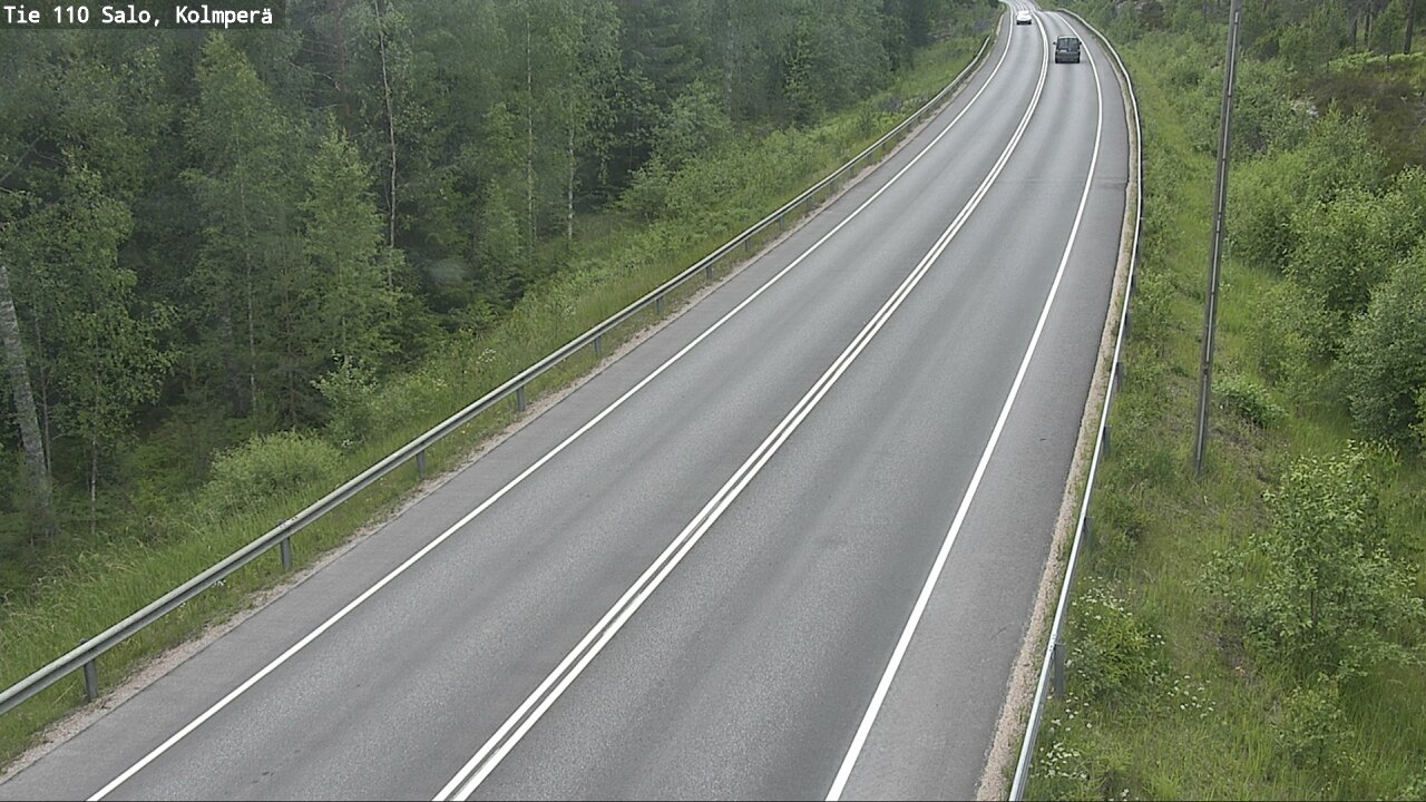 Weather Camera Image Väg 110 Salo, Kolmperä, Salo, Varsinais-Suomi