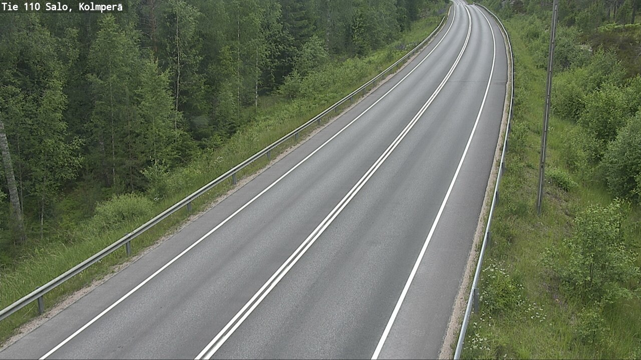 Weather Camera Image Väg 110 Salo, Kolmperä, Salo, Varsinais-Suomi
