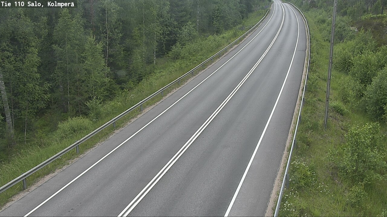 Weather Camera Image Väg 110 Salo, Kolmperä, Salo, Varsinais-Suomi